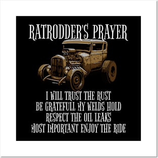 Rat Rod Prayer For Car Guys Posters and Art